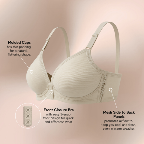 Front Opening Comfort Fit Bra (25SFB72)