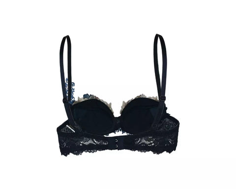 Salute Floral Crystal Push Up Bra (BTJ428)