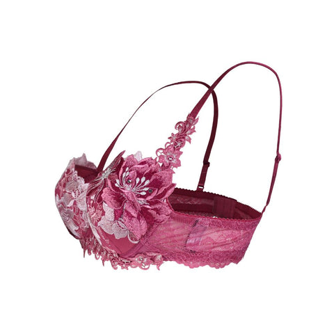 Salute Floral Crystal Push Up Bra (BTJ428)