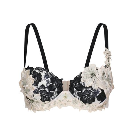 Salute Floral Crystal Push Up Bra (BTJ428)