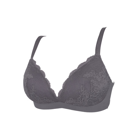 Non-wired Molded Lacey Bra (IB3225)