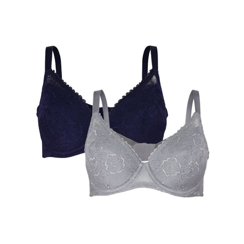 Pretty Pairs - Wired Full Cup Lacey Bra (YIB4098)