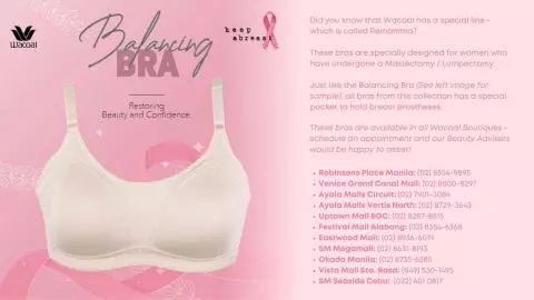 Wacoal Singapore - Wacoal bra recycling campaign is back! Check