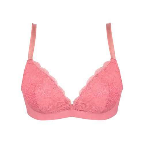 Non-wired Molded Lacey Bra - IB3225