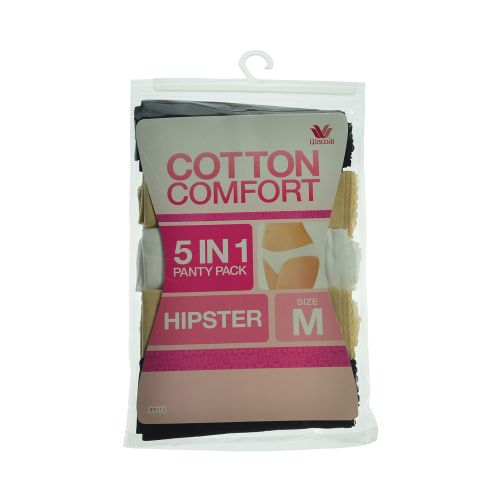 Wacoal 5in1 Cotton Hipster Bikini Panty Pack - IP5113